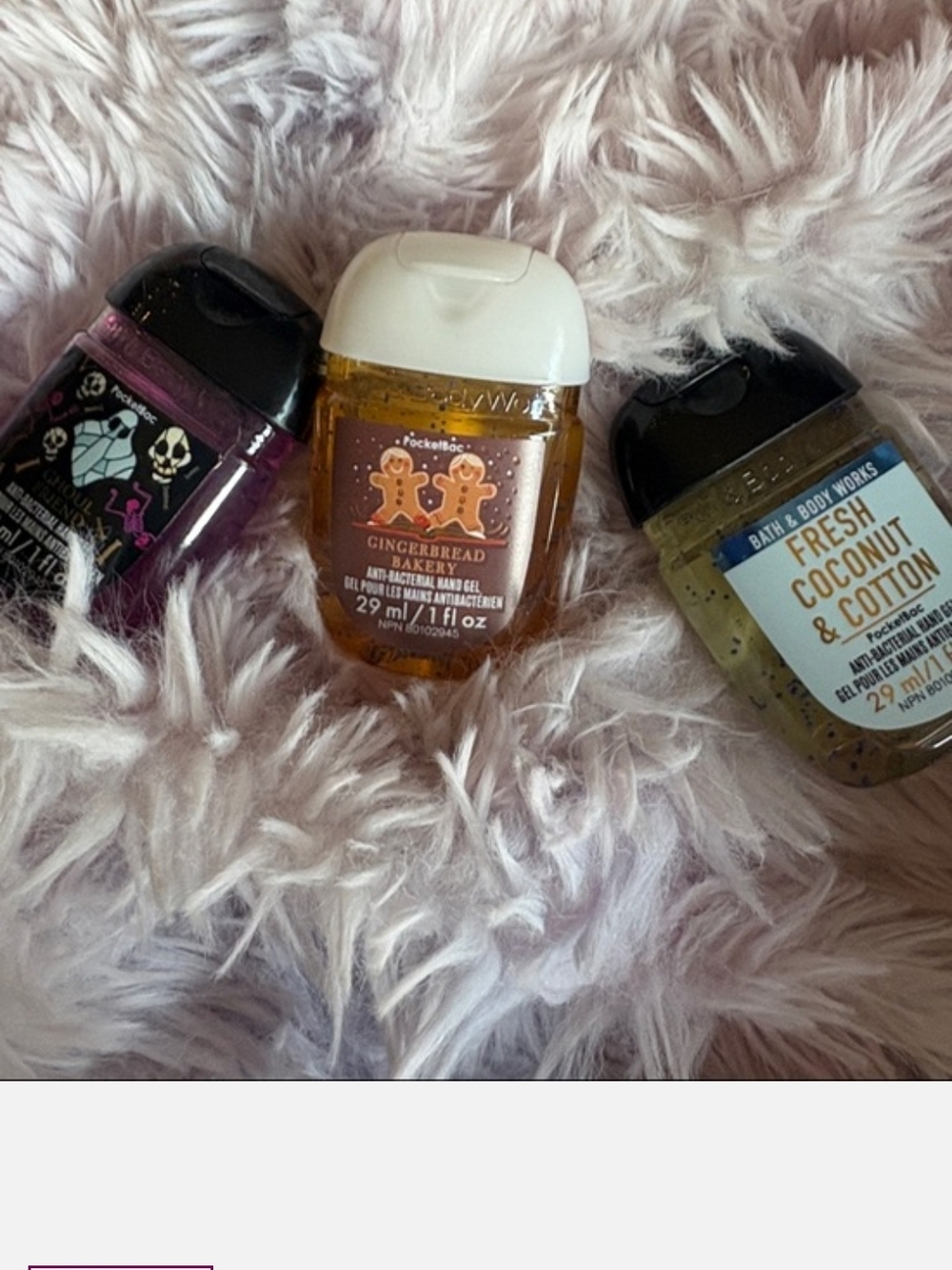 Bath & Body Works PocketBac Trio - Amber, Purple, Olive Green